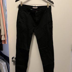 Zara Man Basic Collection Black Pants